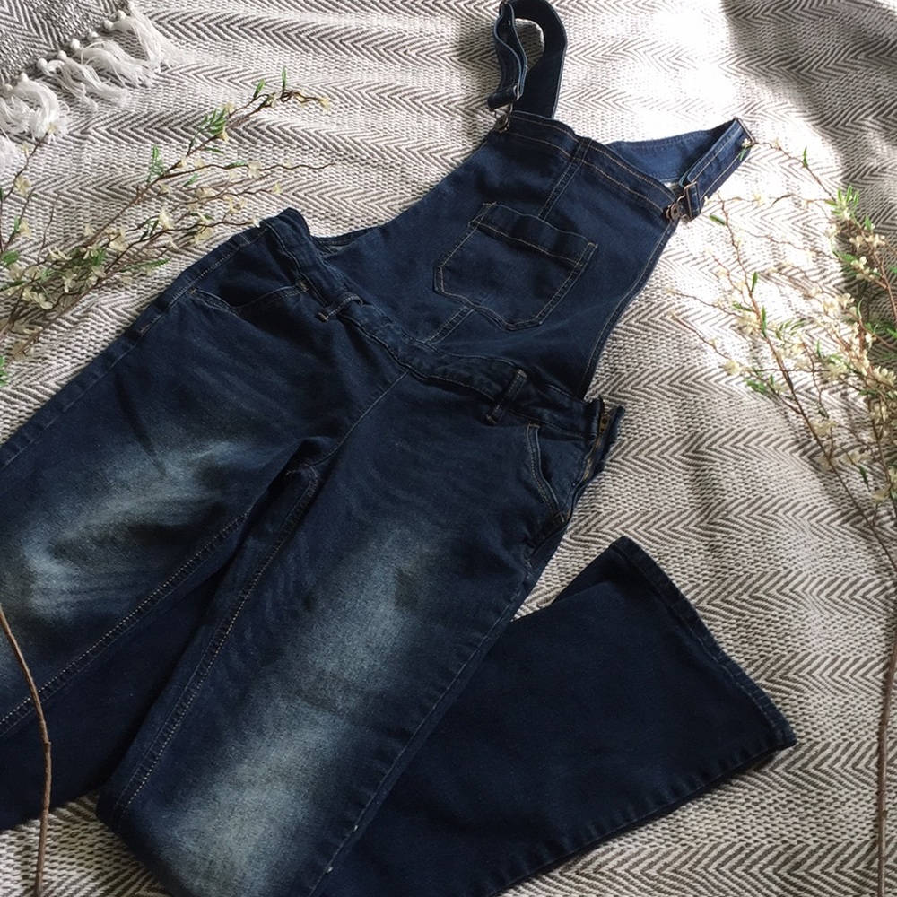Suzanne Betro Bootcut Overalls